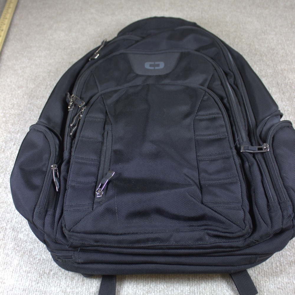 OGIO Black Laptop Backpack Checkpoint Friendly LPS Travel Bag Mens Womens